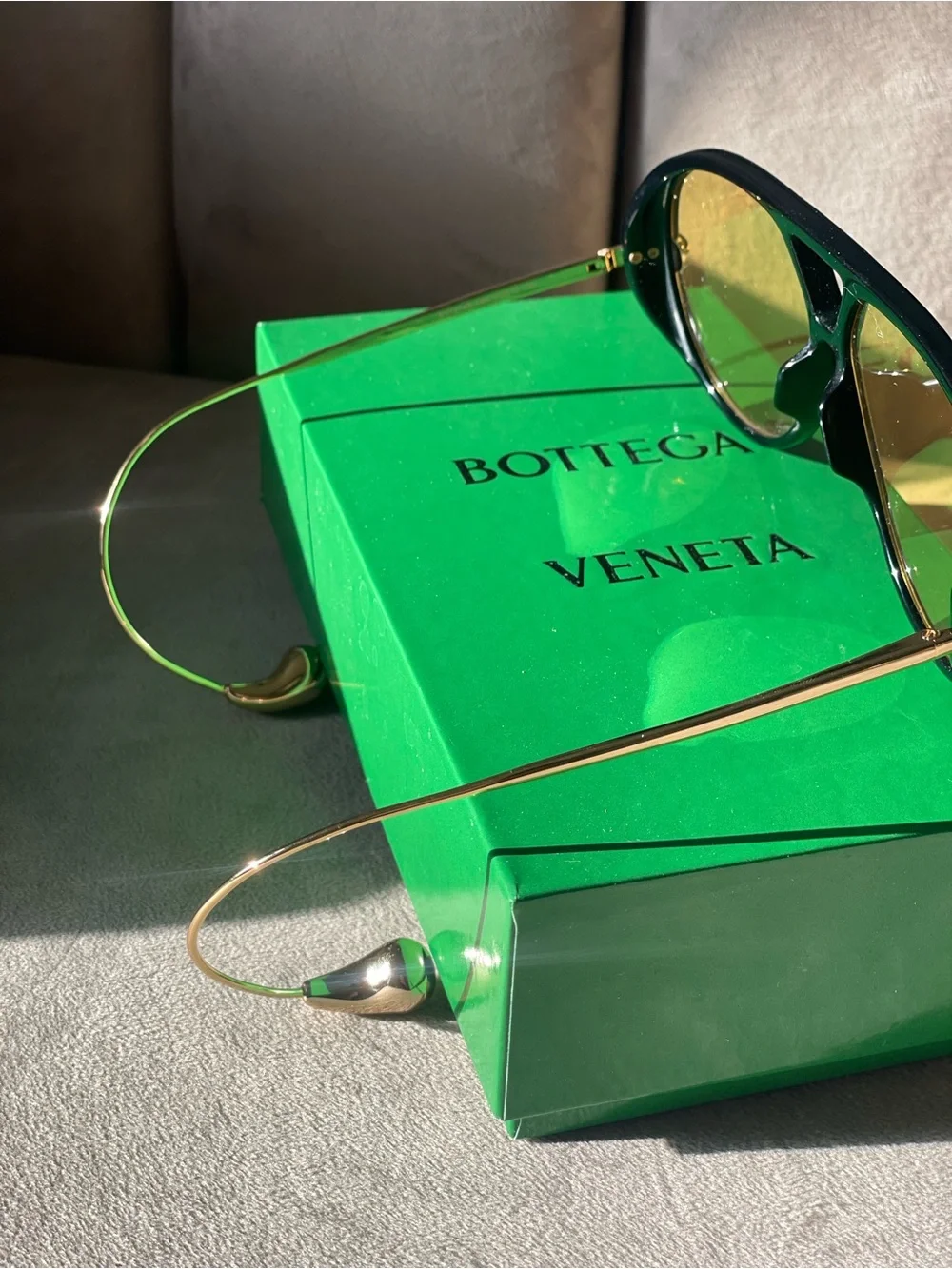 Bottega Veneta aviator sunglasses